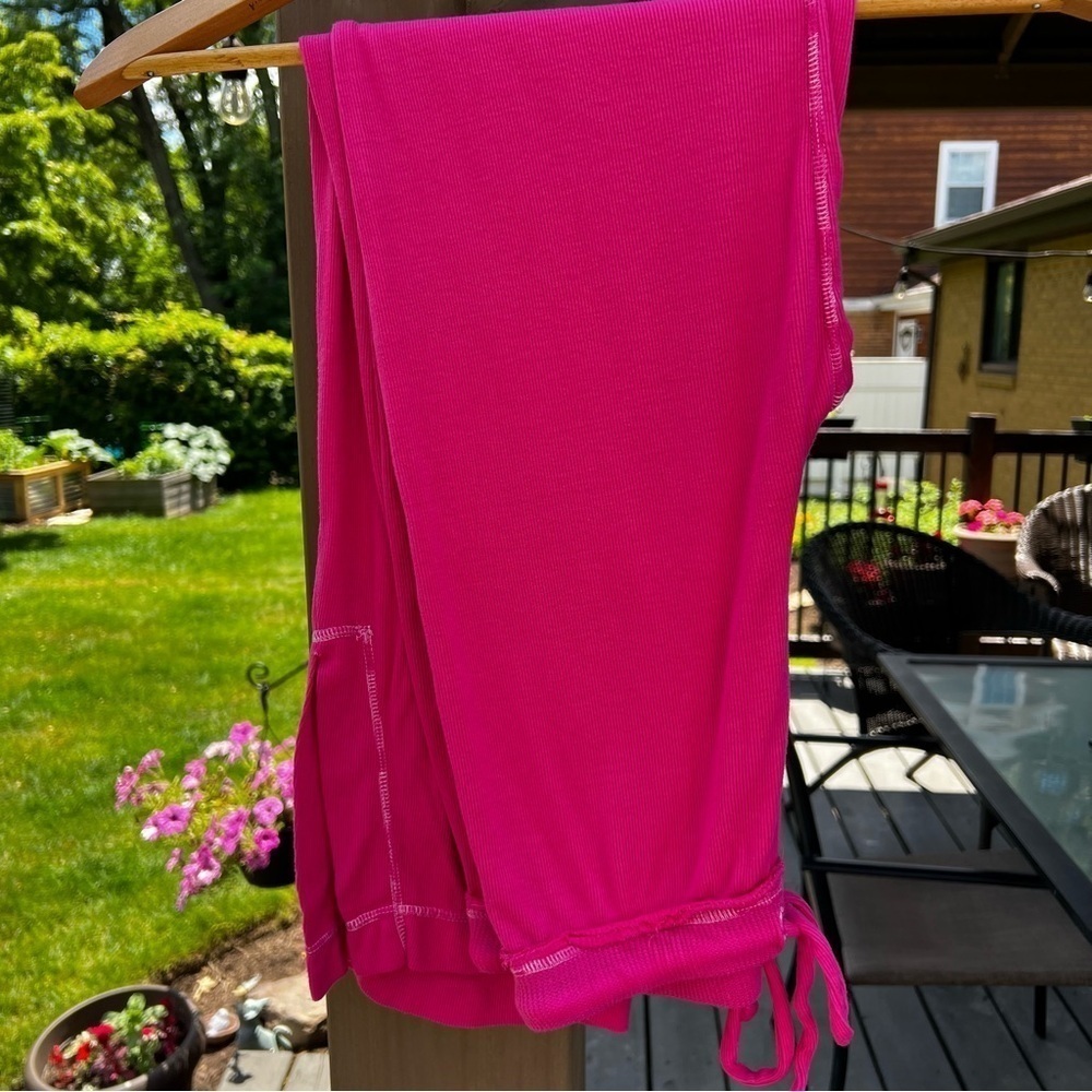 Urban Outfitters | Sweet Dreams | Ribbed‎ | Wide Leg | Pretty Pink | Lounge | Sm